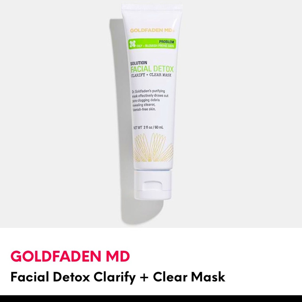 GOLDFADEN MD Facial Detox Clarify + Clear Mask